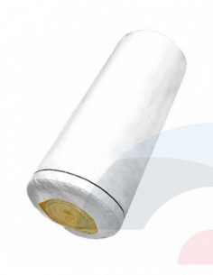 Lana Vidrio 25 mm 1 Cara Al