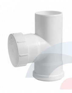 Tee Registro Sanit. Bco