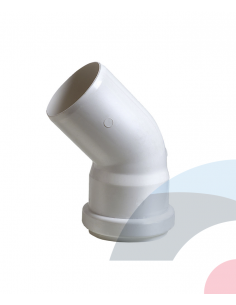 CODO 45º SANITARIO BLANCO