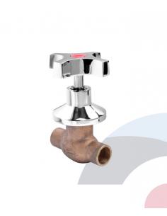 LLAVE PASO CROMADA VT/LARGO