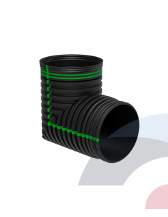 CODO 90º HDPE CORRUGADO