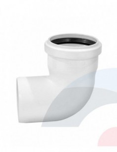 Codo 90° Sanitario Blanco