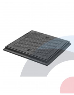 TAPA FIERRO GRIS C/MARCO